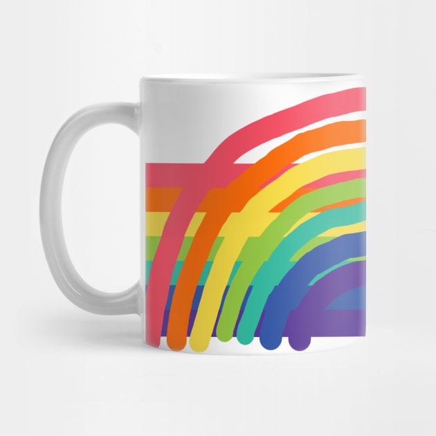 Rainbows Arc and Stripes by ellenhenryart